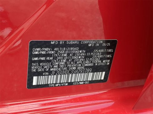 Certified 2025 Subaru Crosstrek 2.0i Premium image 32