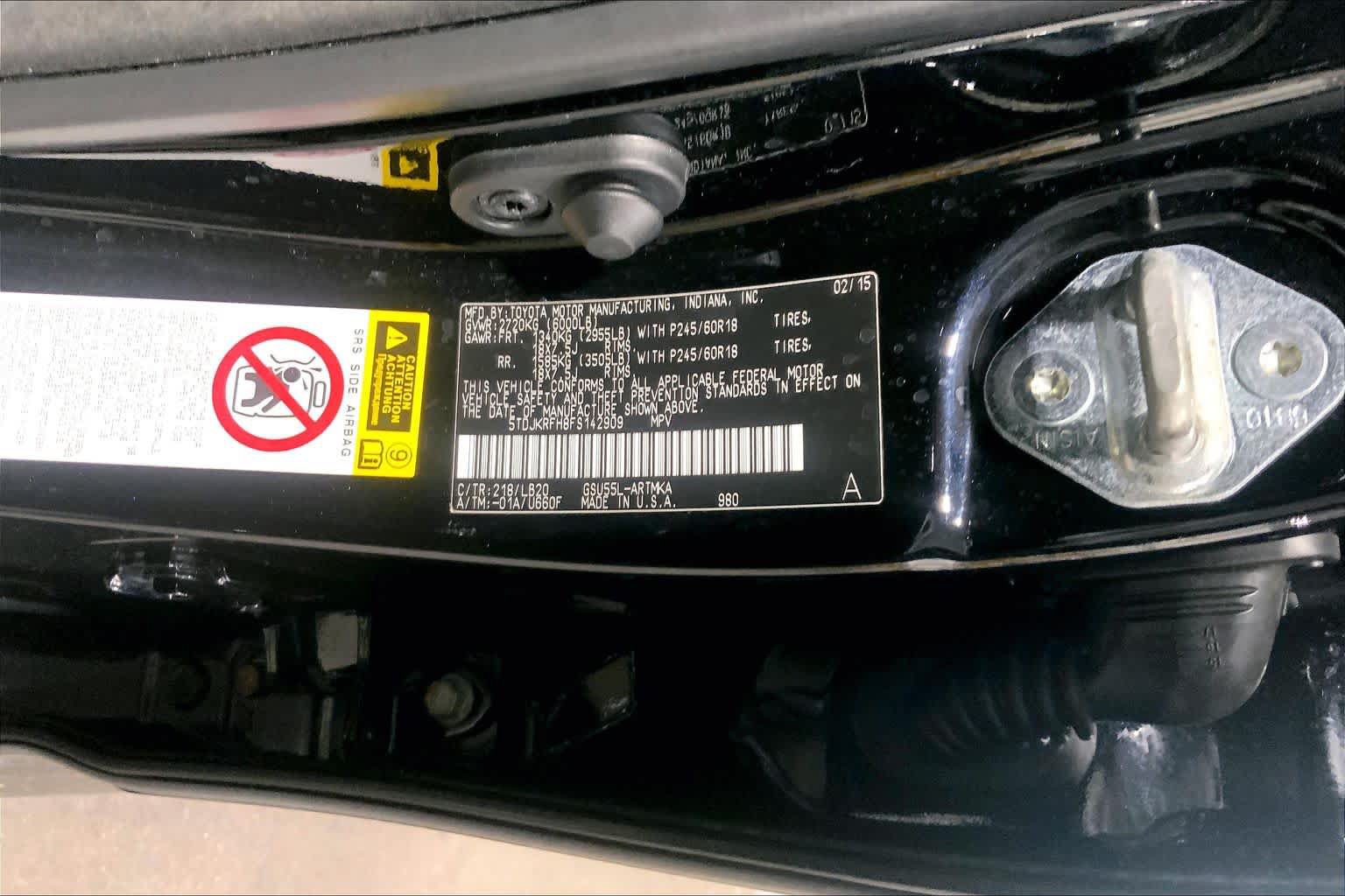 Used 2015 Toyota Highlander XLE AWD/4WD image 37