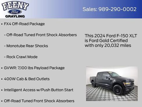 Used 2024 Ford F150 XLT w/ Equipment Group 302A MID AWD/4WD image 24