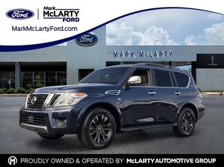Used 2019 Nissan Armada Platinum w/ Captain's Chairs Package AWD/4WD video 1