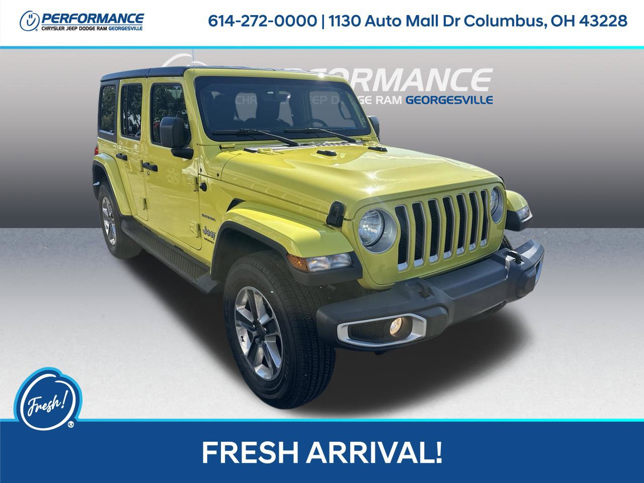 Used 2023 Jeep Wrangler Unlimited Sahara w/ Cold Weather Group AWD/4WD image 1
