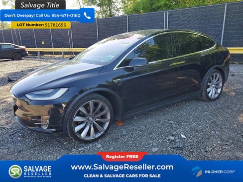 Used 2016 Tesla Model X 90D AWD/4WD image 1