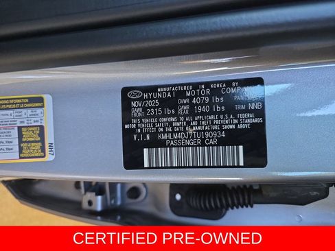 Certified 2026 Hyundai Elantra Hybrid FWD image 36