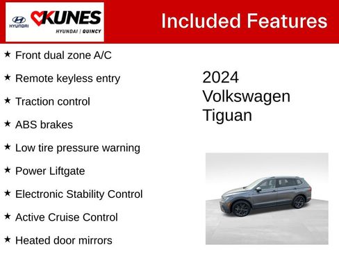 Used 2024 Volkswagen Tiguan SE FWD image 2
