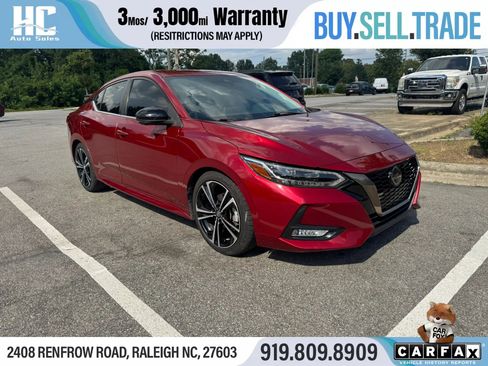 Used 2021 Nissan Sentra SR w/ SR Premium Package FWD image 7
