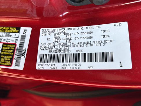 Used 2023 Toyota Tundra Limited image 40