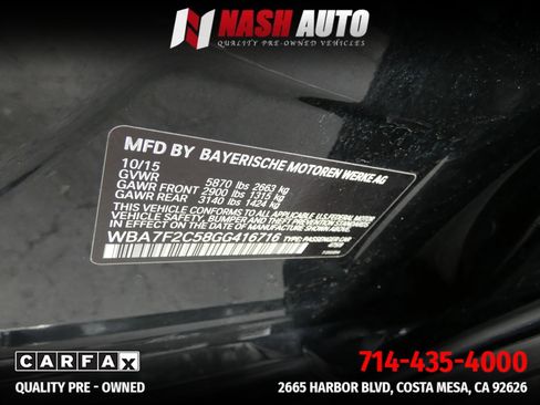 Used 2016 BMW 750i xDrive image 75