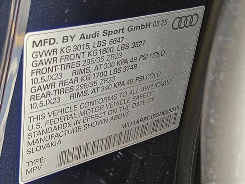 Used 2025 Audi RS Q8 performance AWD/4WD image 29