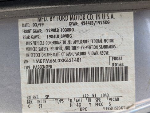 Used 1999 Mercury Mystique LS FWD image 45