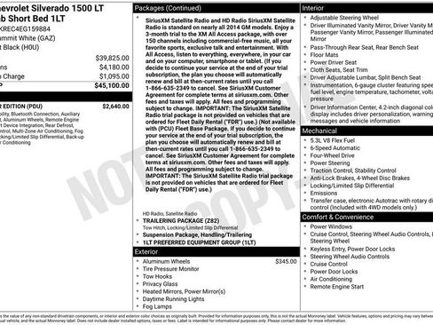Used 2014 Chevrolet Silverado 1500 LT w/ All Star Edition AWD/4WD image 18