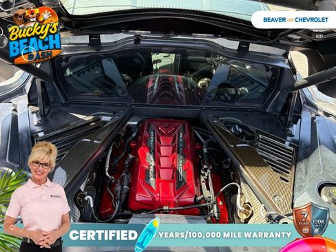 Used 2023 Chevrolet Corvette Stingray Premium Cpe w/ Engine Appearance Package RWD image 12