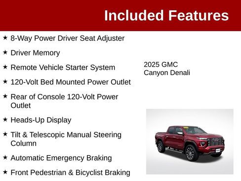 Used 2025 GMC Canyon Denali AWD/4WD image 4