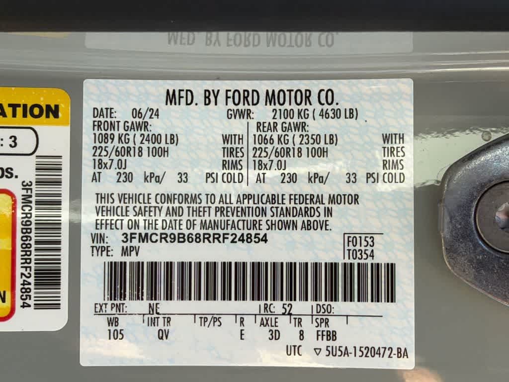 Used 2024 Ford Bronco Sport Big Bend AWD/4WD image 32