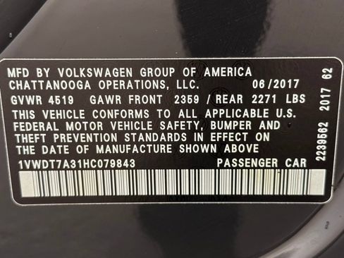 Used 2017 Volkswagen Passat 1.8T R-Line w/ R-Line Lighting Package FWD image 40