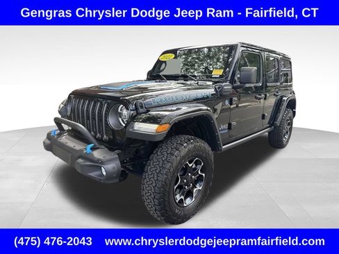Used 2022 Jeep Wrangler Unlimited Rubicon 4xe w/ Steel Bumper Group AWD/4WD image 7