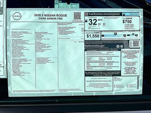 New 2026 Nissan Rogue SV image 13