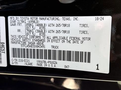 New 2025 Toyota Tundra SR5 image 18