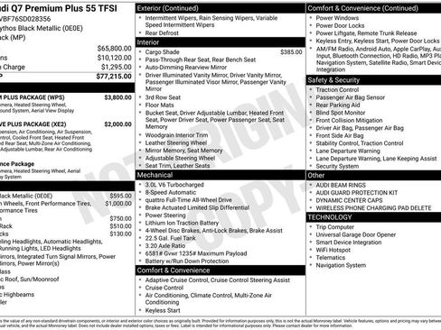 Used 2025 Audi Q7 3.0T Premium Plus w/ Premium Plus Package image 3