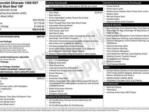 Certified 2024 Chevrolet Silverado 1500 RST w/ Protection Package image 31