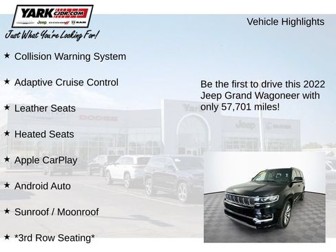 Used 2022 Jeep Grand Wagoneer Series I AWD/4WD image 13