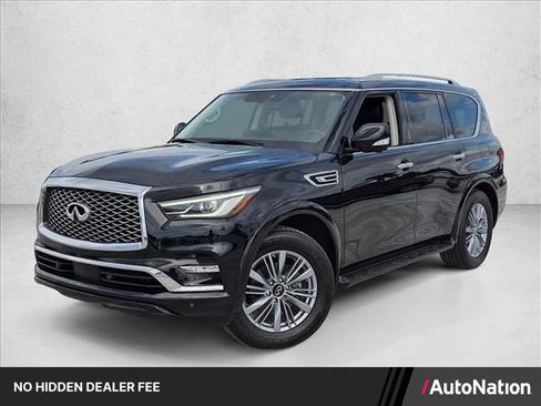 Used 2023 INFINITI QX80 Luxe w/ Cargo Package RWD image 1