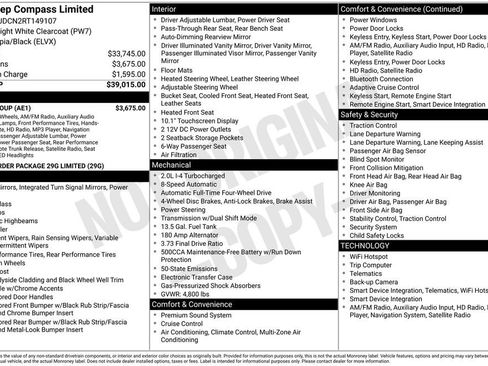 Used 2024 Jeep Compass Limited w/ Elite Group image 9