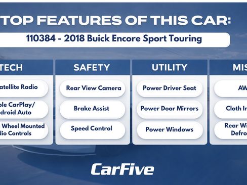 Used 2018 Buick Encore Sport Touring AWD/4WD image 29