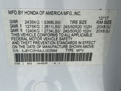 Used 2018 Acura MDX FWD w/ Technology Package image 35