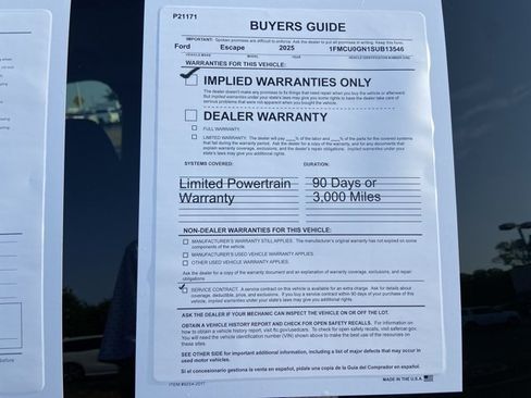 Used 2025 Ford Escape Active FWD image 5