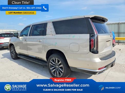 Used 2021 Cadillac Escalade ESV Premium Luxury w/ Performance Package AWD/4WD image 3