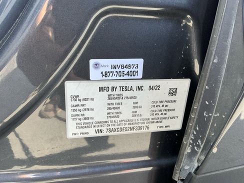 Used 2022 Tesla Model X AWD/4WD image 27