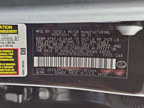 Used 2025 Lexus ES 350 w/ Premium Package FWD image 32