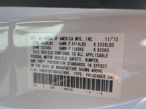 Used 2011 Honda Accord EX image 33