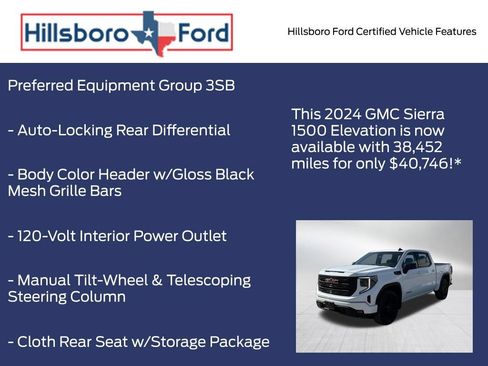 Used 2024 GMC Sierra 1500 Elevation w/ X31 Off-Road Package AWD/4WD image 13