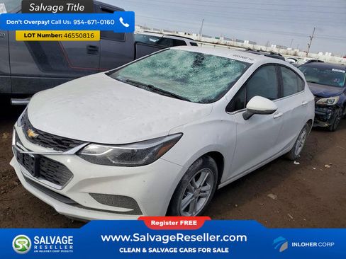 Used 2017 Chevrolet Cruze LT FWD image 1