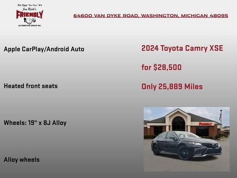 Used 2024 Toyota Camry XSE image 20