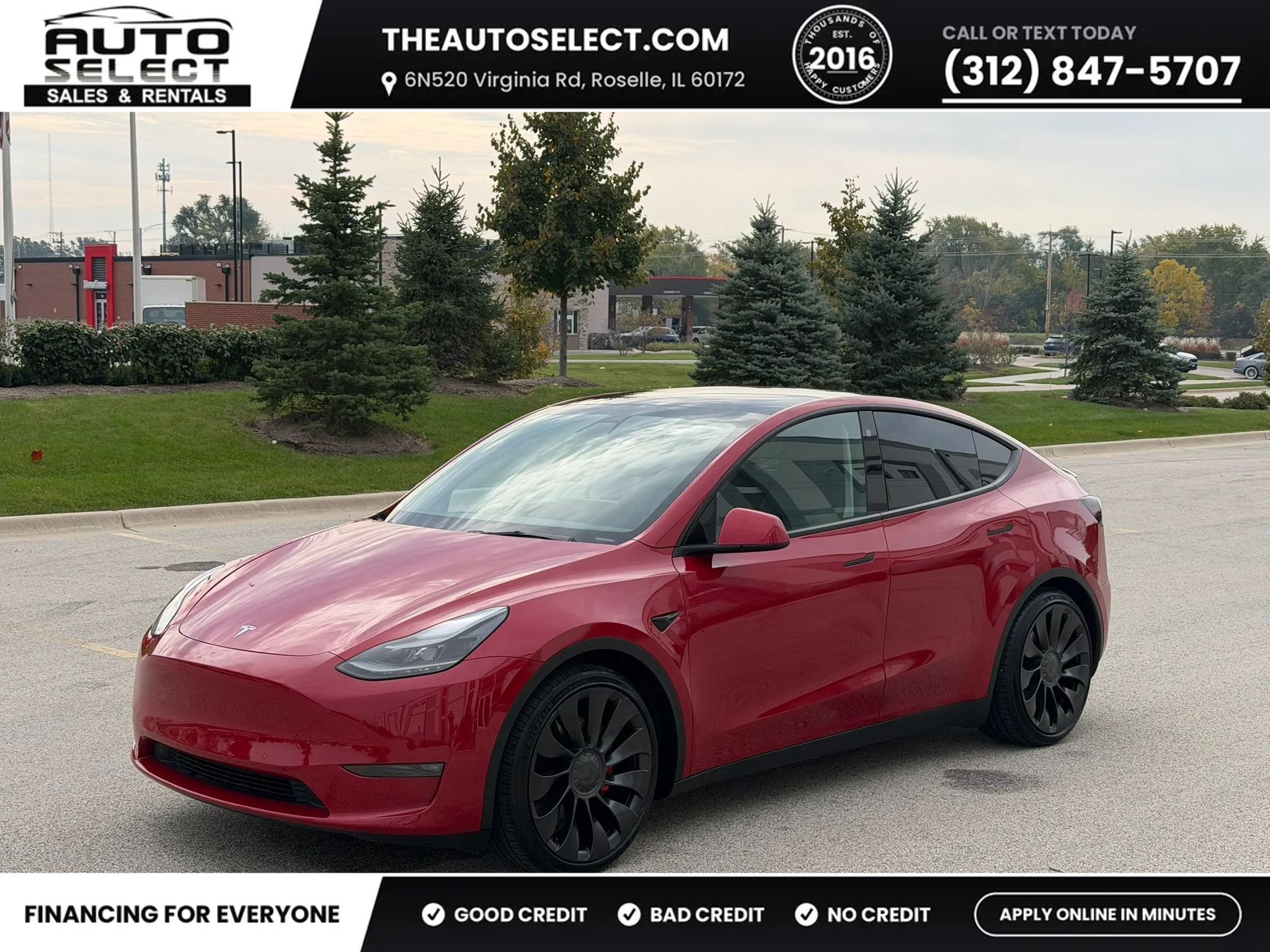Used 2022 Tesla Model Y Performance AWD/4WD image 1