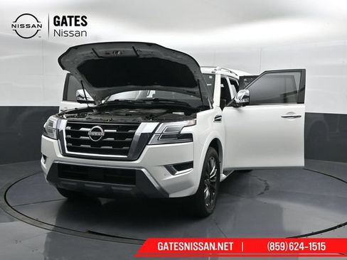 Used 2023 Nissan Armada Platinum w/ Captain's Chairs Package AWD/4WD image 63