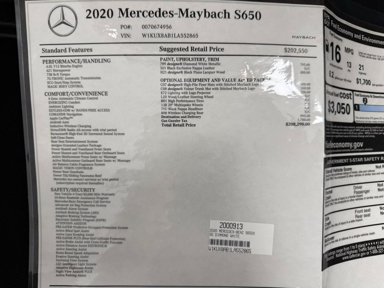 Used 2020 Mercedes-Benz Maybach S 650 image 39
