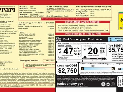 Certified 2023 Ferrari 296 GTB image 31