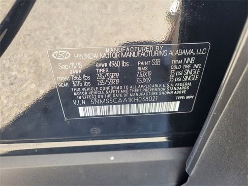 Used 2019 Hyundai Santa Fe Limited image 21