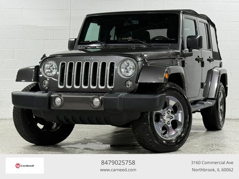 Used 2016 Jeep Wrangler Unlimited Sahara w/ Connectivity Group AWD/4WD image 1