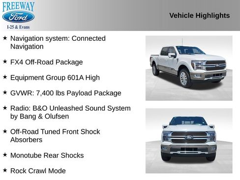 Used 2025 Ford F150 King Ranch w/ FX4 Off-Road Package AWD/4WD image 2