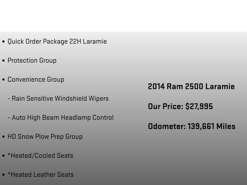 Used 2014 RAM 2500 Laramie w/ Convenience Group AWD/4WD image 6