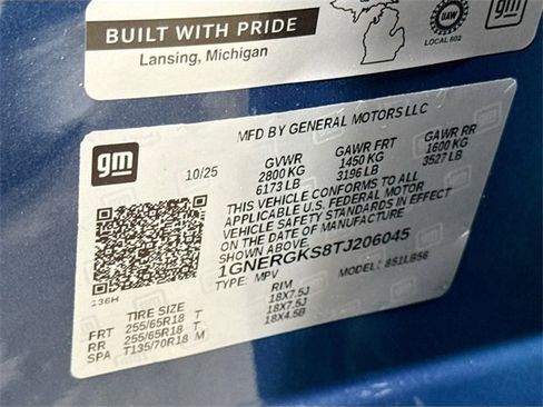 New 2026 Chevrolet Traverse LT w/ LPO, Floor Liner Package image 44