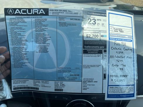 New 2026 Acura RDX w/Technology Package image 33