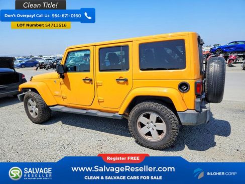 Used 2012 Jeep Wrangler Unlimited Sahara AWD/4WD image 3