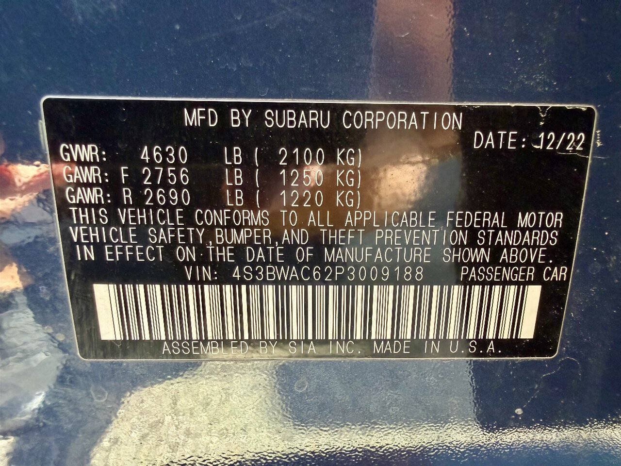 Used 2023 Subaru Legacy Premium AWD/4WD image 47