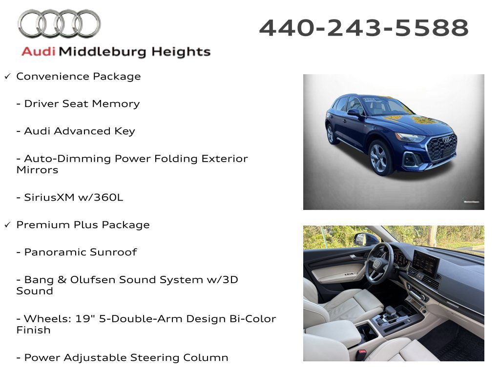 Certified 2024 Audi Q5 2.0T Premium Plus w/ Premium Plus Package AWD/4WD image 7