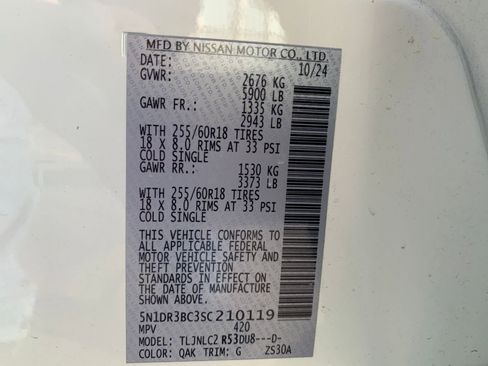 Used 2025 Nissan Pathfinder SV image 29